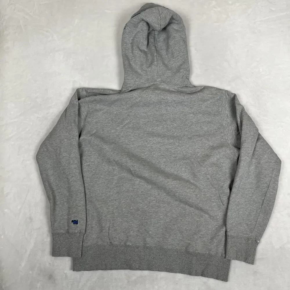 K. Haring Hoodie Mens Large Gray New York Star Graphic SPRZ NY Pullover Retro